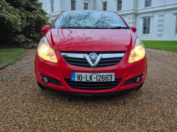 Vauxhall Corsa Hatchback, Petrol, 2010, Red