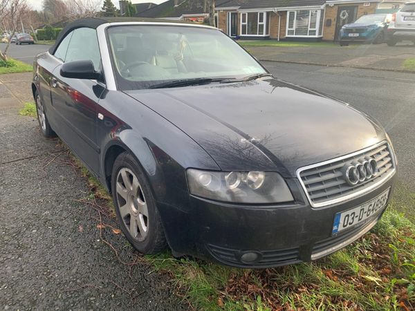 Audi A4 Convertible, Petrol, 2003, Black