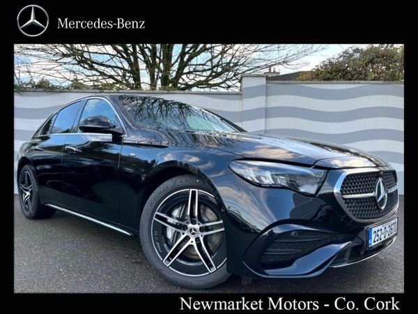 Mercedes-Benz E-Class Saloon, Diesel Plug-in Hybrid, 2025, Black