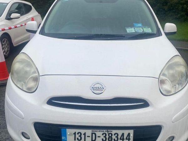 Nissan Micra Hatchback, Petrol, 2013, White