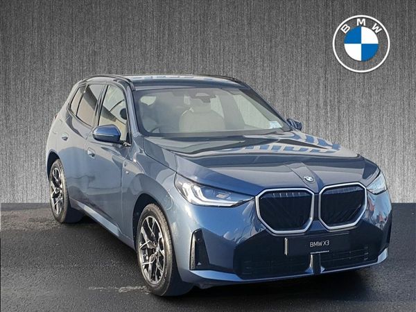 BMW X3 SUV, Petrol Plug-in Hybrid, 2026, Blue