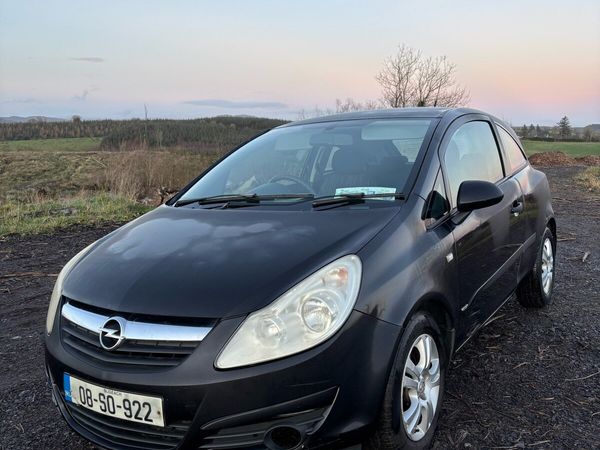 Opel Corsa Hatchback, Petrol, 2008, Black