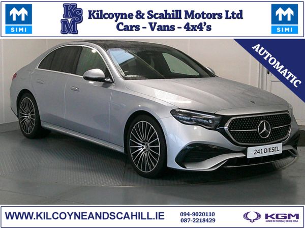 Mercedes-Benz E-Class Saloon, Diesel Hybrid, 2024, Silver