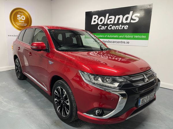 Mitsubishi Outlander SUV, Petrol Plug-in Hybrid, 2018, Red