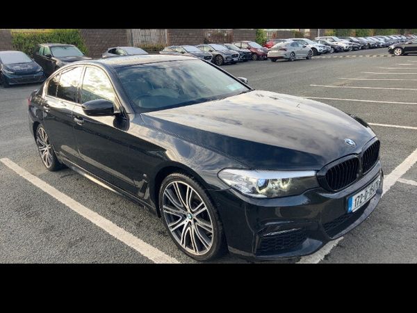 BMW 5-Series Saloon, Petrol Plug-in Hybrid, 2017, Black