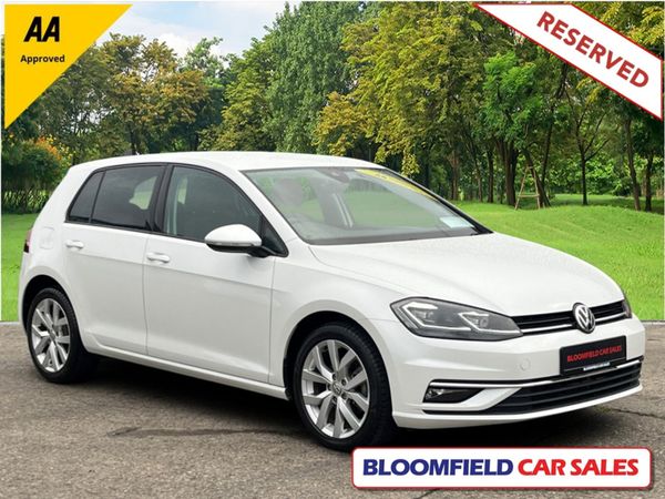 Volkswagen Golf Hatchback, Petrol, 2018, White