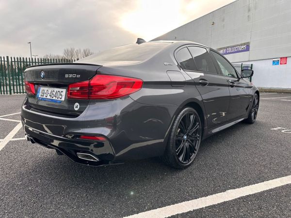 BMW 5-Series Saloon, Petrol Plug-in Hybrid, 2019, Grey