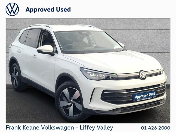 Volkswagen Tiguan SUV, Petrol Hybrid, 2024, White