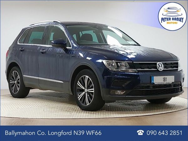 Volkswagen Tiguan SUV, Diesel, 2018, Blue