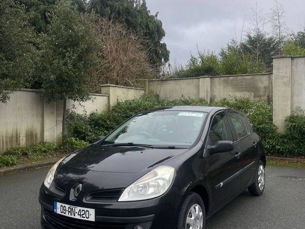 Renault Clio Hatchback, Ethanol Petrol, 2009, Black