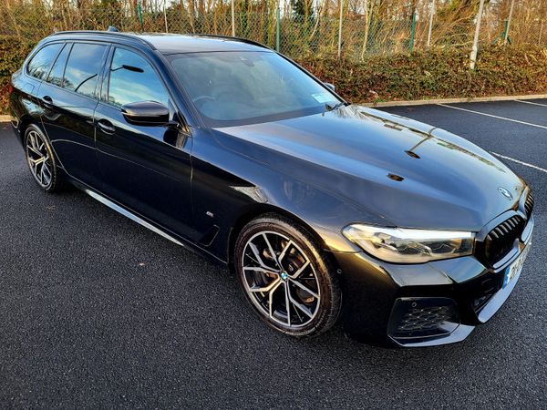 BMW 5-Series Estate, Diesel, 2021, Black