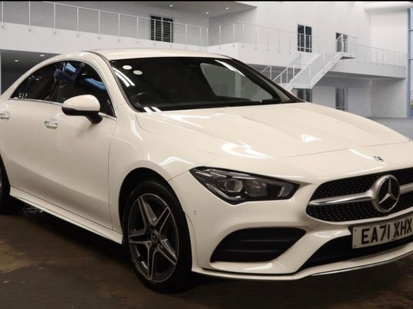 Mercedes-Benz CLA Coupe, Petrol Hybrid, 2021, White