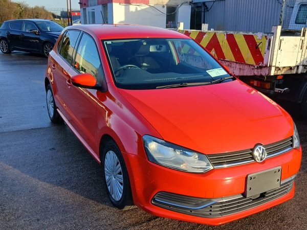 Volkswagen Polo Hatchback, Petrol, 2015, Red