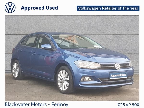 Volkswagen Polo Hatchback, Petrol, 2020, Blue