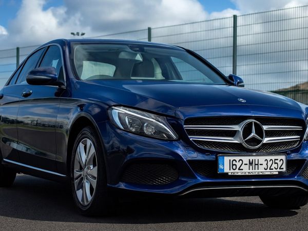 Mercedes-Benz C-Class Estate, Petrol Plug-in Hybrid, 2016, Blue