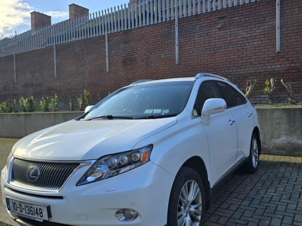Lexus RX SUV, Petrol Hybrid, 2010, White