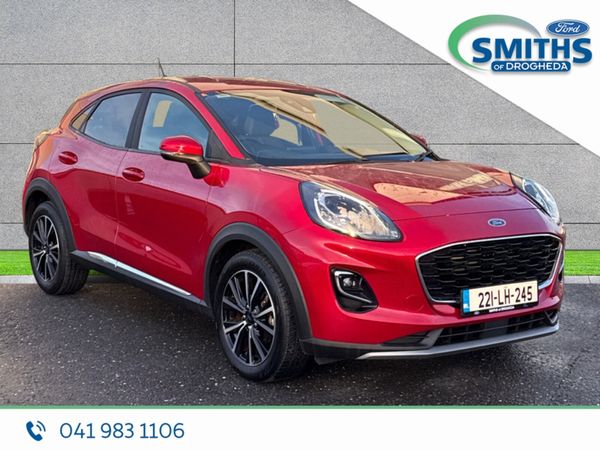 Ford Puma MPV, Petrol Hybrid, 2022, Red