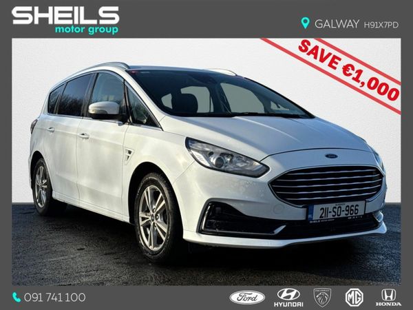 Ford S-Max MPV, Diesel, 2021, White