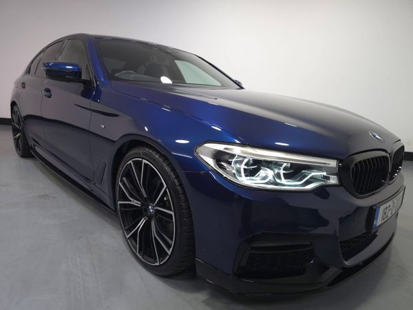 BMW 5-Series Saloon, Diesel, 2018, Blue