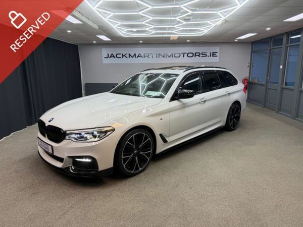 BMW 5-Series Estate, Diesel, 2017, White