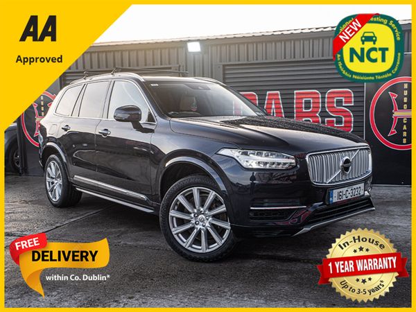 Volvo XC90 SUV, Petrol Plug-in Hybrid, 2016, Blue