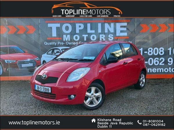 Toyota Yaris Hatchback, Petrol, 2008, Red