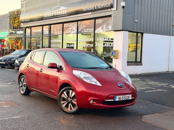 Nissan Leaf Hatchback, Electric, 2016, Red