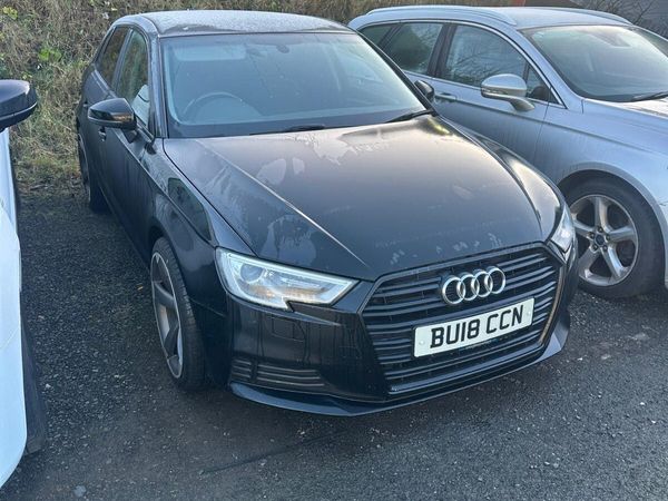 Audi A3 Hatchback, Diesel, 2018, Black