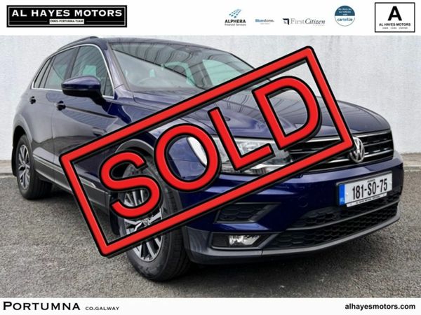 Volkswagen Tiguan SUV, Diesel, 2018, Blue