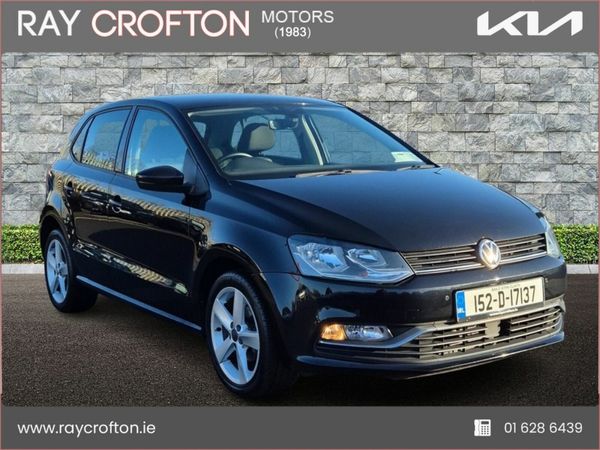 Volkswagen Polo Hatchback, Petrol, 2015, Black
