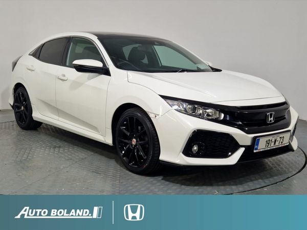Honda Civic Hatchback, Petrol, 2019, White