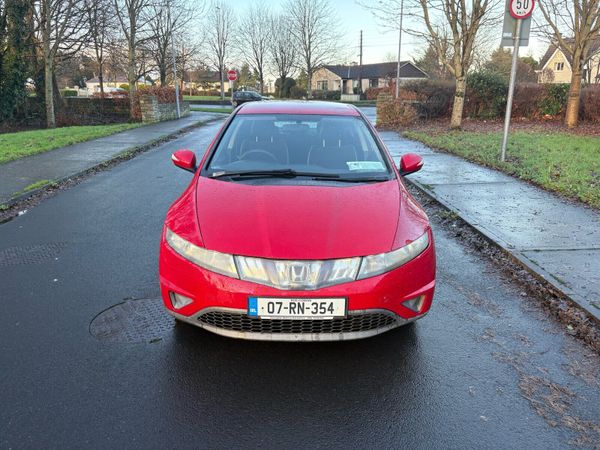 Honda Civic Hatchback, Petrol, 2007, Red