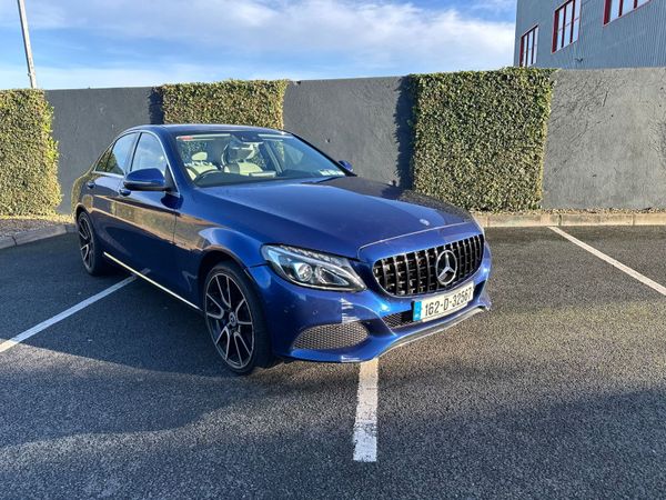 Mercedes-Benz C-Class Saloon, Petrol Plug-in Hybrid, 2016, Blue