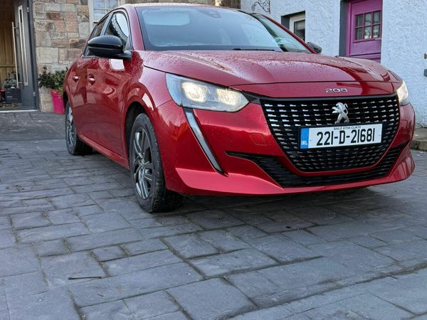 Peugeot 208 Hatchback, Petrol, 2022, Red
