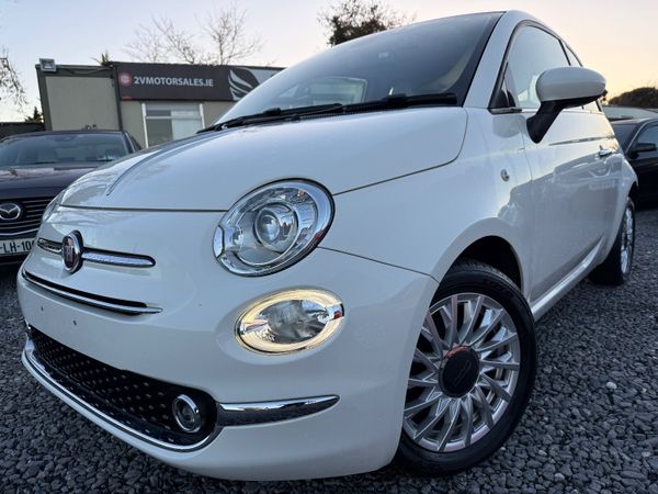 Fiat 500 Hatchback, Petrol, 2018, White