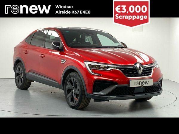 Renault Arkana Hatchback, Petrol Hybrid, 2022, Red
