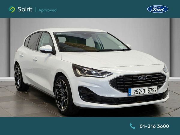 Ford Focus Hatchback, Petrol Hybrid, 2025, White