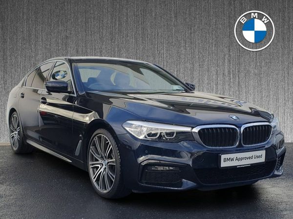 BMW 5-Series Saloon, Petrol Plug-in Hybrid, 2020, Black