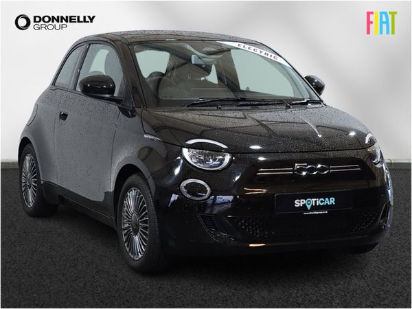 Fiat 500 Hatchback, Electric, 2022, Black