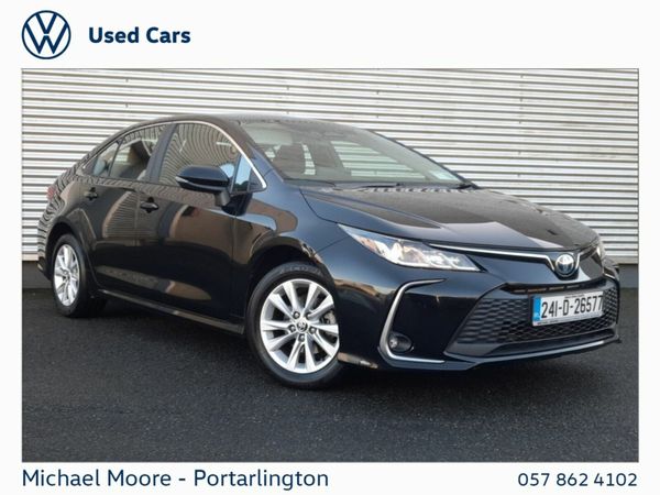 Toyota Corolla Saloon, Petrol Hybrid, 2024, Black