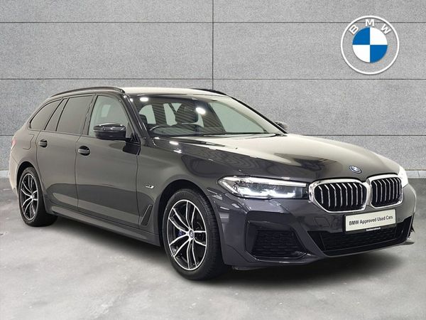 BMW 5-Series Estate, Petrol Plug-in Hybrid, 2022, Grey
