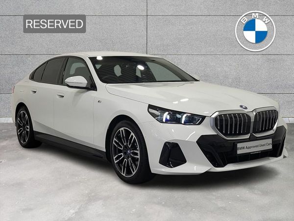 BMW 5-Series Saloon, Petrol Plug-in Hybrid, 2025, White
