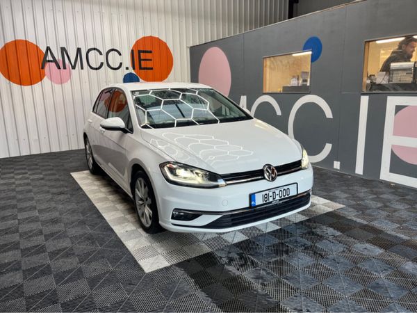 Volkswagen Golf Hatchback, Petrol, 2018, White