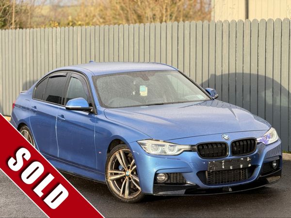 BMW 3-Series Saloon, Petrol Hybrid, 2017, Blue