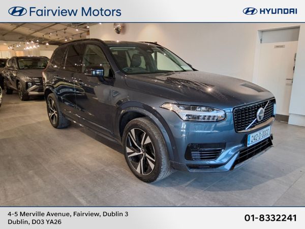 Volvo XC90 SUV, Petrol Plug-in Hybrid, 2024, Blue