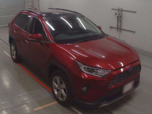 Toyota RAV4 SUV, Petrol Hybrid, 2021, Red