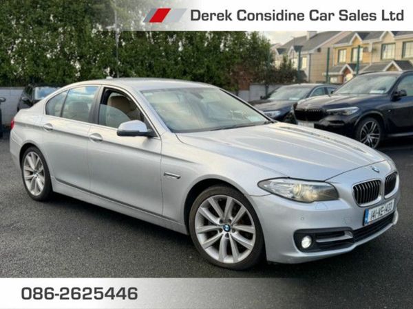 BMW 5-Series Saloon, Diesel, 2014, Silver