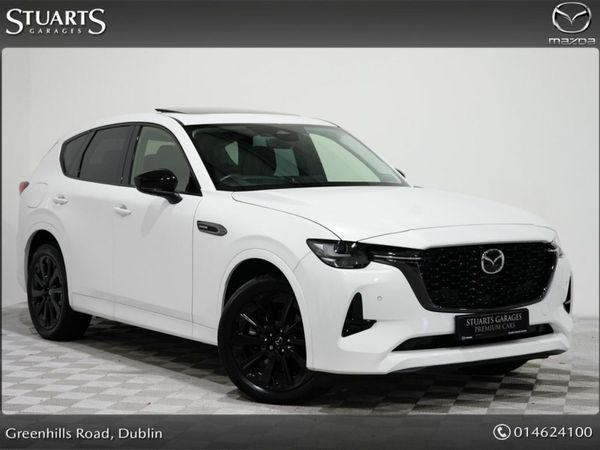 Mazda CX-60 Estate, Petrol Plug-in Hybrid, 2023, White
