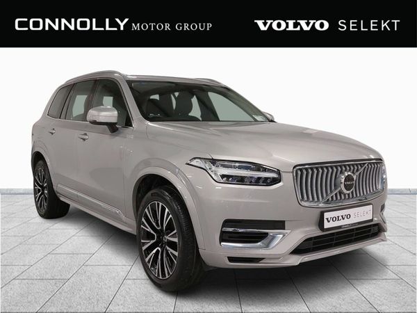 Volvo XC90 SUV, Petrol Plug-in Hybrid, 2023, Silver
