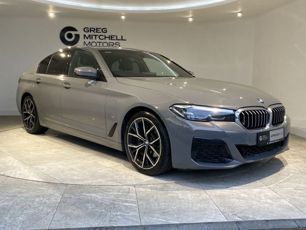 BMW 5-Series Saloon, Diesel Hybrid, 2021, Grey